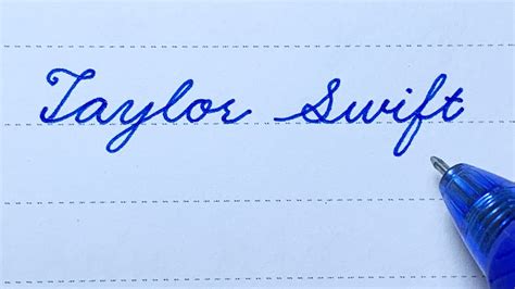 How to Write Taylor in Cursive: A Dive into the Artistic Stylings of Letter Writing