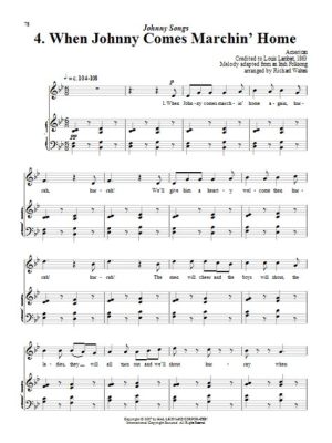 When Johnny Comes Marching Home Sheet Music: A Deeper Dive into the Heartfelt Melody